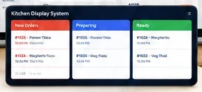 FluuexQR kitchen display system
